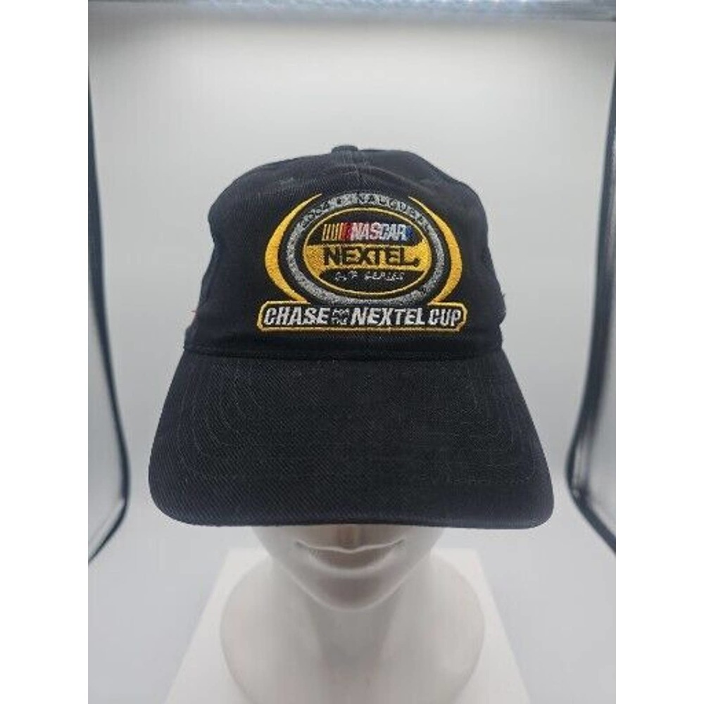 2004 NASCAR Chase For Nextel Cup Hat Inaugural Year. Black, hook & loop